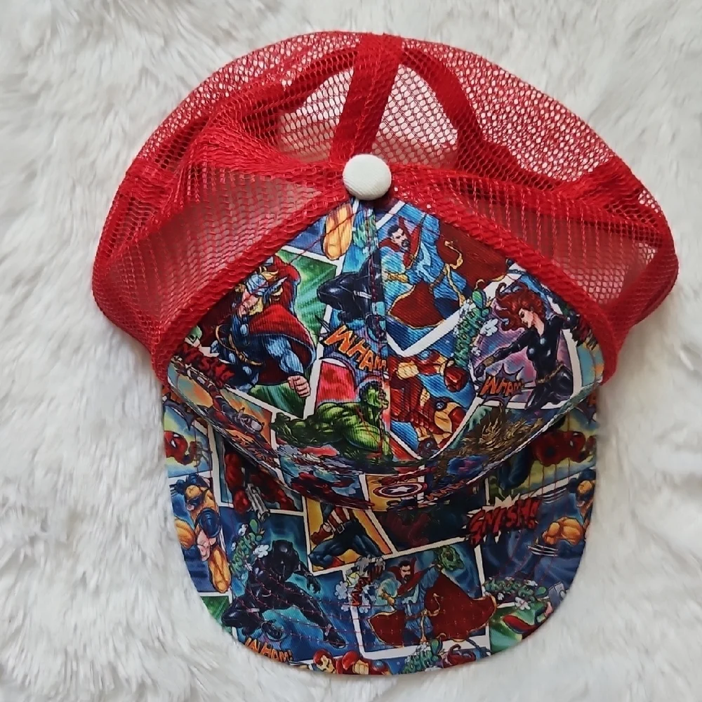 Brimmz Marvel Kids Superhero Cap - Red - Picture 5 of 5